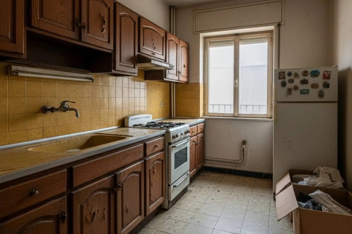 Reforma de muebles de cocina en Salamanca: antes
