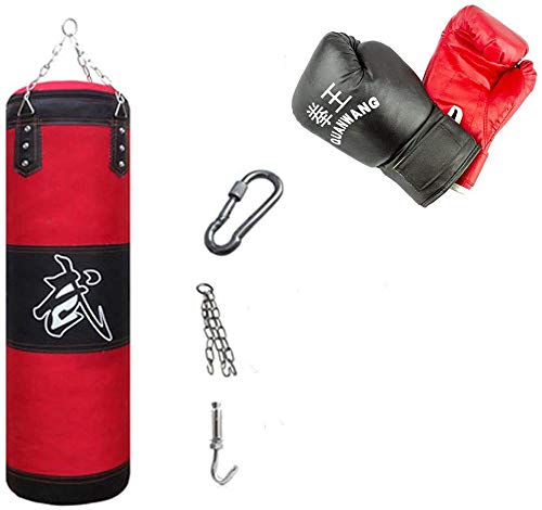 10749 Kit de boxeo todo en uno con guantes saco y gancho de entrenamiento