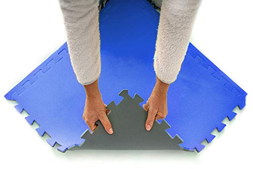 16 x Cannons es  colchoneta Suelo de Gimnasio EVA Puzzle Colchonetas 60cm x 60cm x12mm