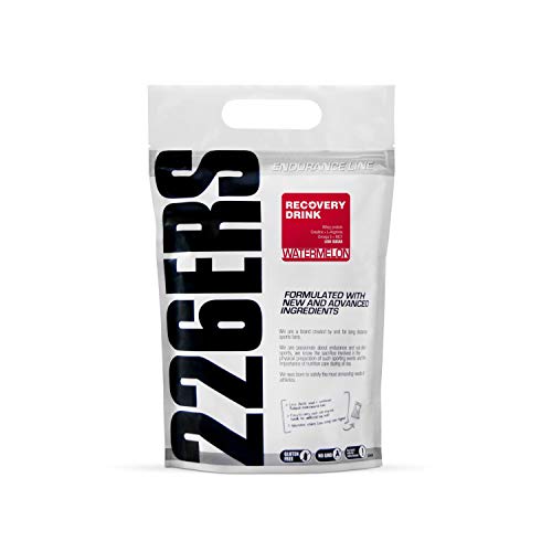 226ERS Recovery Drink, Recuperador Muscular con Proteína, Creatina, Hidratos de Carbono, Triglicéridos y L-Arginina, Sandía - 1000 gr