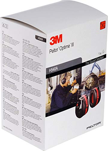 3M H540A-411-SV Peltor - Orejeras de protección, negro, 1 unidad/caja