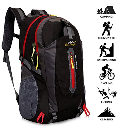 40L Mochila de Senderismo Ligero, Yunplus MúLtiples Funciones Impermeable Casual Mochila Camping Para Deporte Al Aire Libre Escalada Trekking Alpinista 52 X 33 X 16 cm