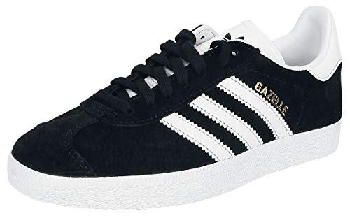 adidas Gazelle, Zapatillas de deporte Unisex Adulto, Varios colores (Core Black/White/Gold Metalic), 42 EU