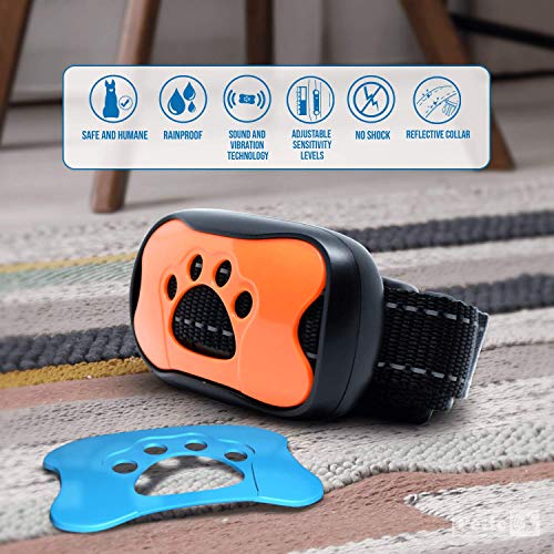 Adiestramiento para Perros Collar Antiladridos Excesivos | Entrenamiento Canino sin Choques Eléctricos con Sonido y Vibración Seguro y Humano | Ideal en Razas Pequeñas Medianas y Grandes