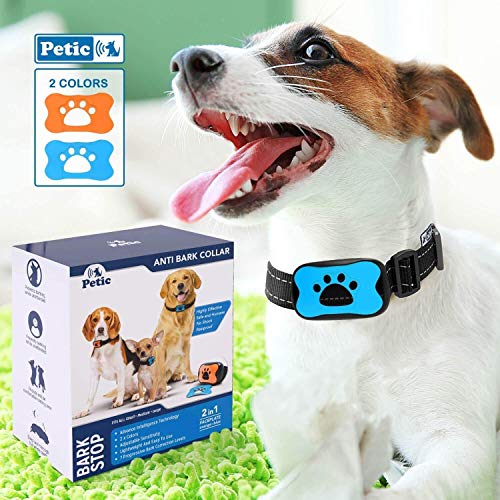 Adiestramiento para Perros Collar Antiladridos Excesivos | Entrenamiento Canino sin Choques Eléctricos con Sonido y Vibración Seguro y Humano | Ideal en Razas Pequeñas Medianas y Grandes