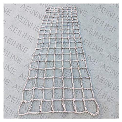 AEINNE Red Hamaca,Red Escalada Niños Cuerda Escalada Trepar Trepa Escalar Trepadora Redes Cuerda Gruesa Andinismo Montañismo Malla Nylon Grande Nailon Entrenamiento Neto Entrenamiento,para Niños,14mm