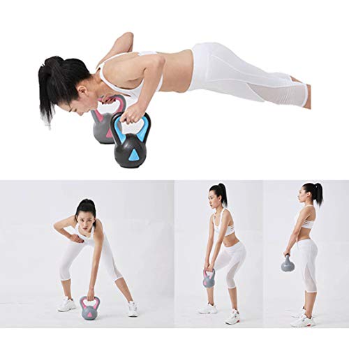 AKT Kettlebell Campana de la Caldera Hombres y Mujeres Entrenamiento de Fuerza Equipamiento Deportivo Profesional Gimnasio de Deportes Mancuernas del Hogar Entrenamiento con Pesas,2KG