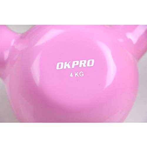 AKT Kettlebell Campana de la Caldera Profesión Entrenamiento Muscular Equipamiento Deportivo para el Hogar Pesas de Gimnasia Entrenamiento de Fuerza de Levantamiento de Pesas,6kg