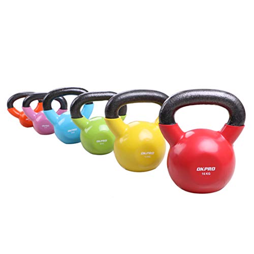 AKT Kettlebell Campana de la Caldera Profesión Entrenamiento Muscular Equipamiento Deportivo para el Hogar Pesas de Gimnasia Entrenamiento de Fuerza de Levantamiento de Pesas,2kg