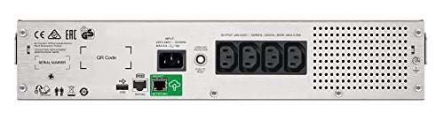 APC Smart-UPS SMC SmartConnect - SMC1500I-2UC - Sistema de Alimentación ininterrumpida 1500VA (Montaje en rack 2U, Compatible con Cloud, 8 Salidas IEC-C13)