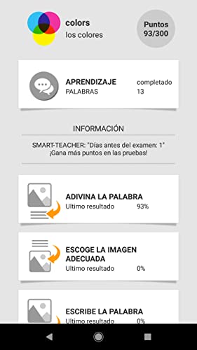 Aprender palabras en inglés americano con Smart-Teacher