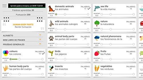Aprender palabras en inglés con Smart-Teacher