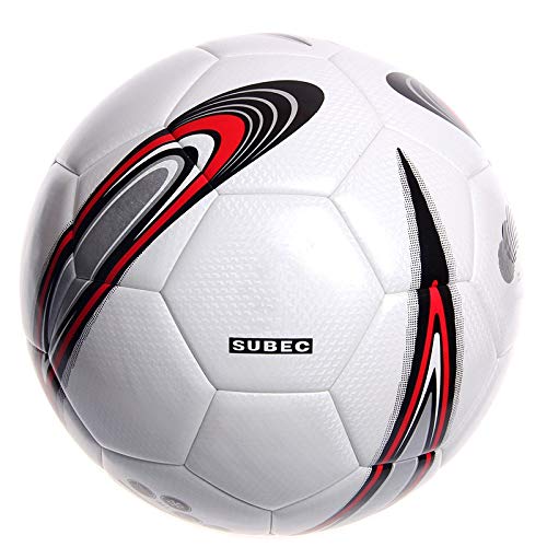 Balón de fútbol de Entrenamiento Adultos Balón de fútbol Profesional Balones de Cuero de PU Clubes de fútbol Sala al Aire Libre para Entrenamiento Tamaño 4/5size5-A