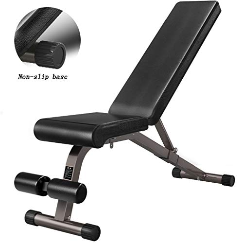 Bancos ajustables Banco con Mancuernas Silla de Ejercicios Plegable Inicio Abdominales, Fly Bird Bench Press Taburete Equipo de Ejercicios Abdominales multifunción