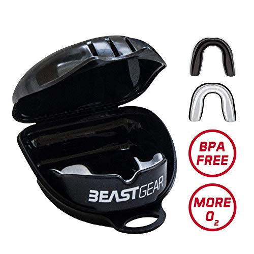 Beast Gear - Protector Bucal Boxeo/Protector de Encía 'Beast Guard' - para Boxeo, MMA, Rugby, Muay Thai, Hockey, Judo, Karate, Artes Marciales y Todos los Deportes de Contacto