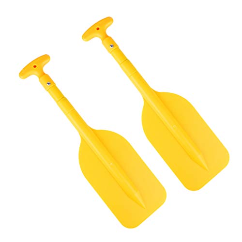 BESPORTBLE 2 Piezas Kayak Paddle Kayak Canotaje Bote Remo Remo Accesorio para Bote Flotante Al Aire Libre (Amarillo)