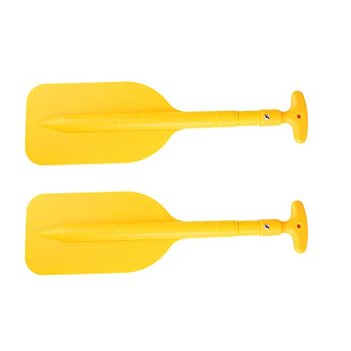 BESPORTBLE 2 Piezas Kayak Paddle Kayak Canotaje Bote Remo Remo Accesorio para Bote Flotante Al Aire Libre (Amarillo)