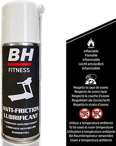 BH - Spray lubricante para cintas de correr - 400ml - Compatible con cintas domésticas - 7297701