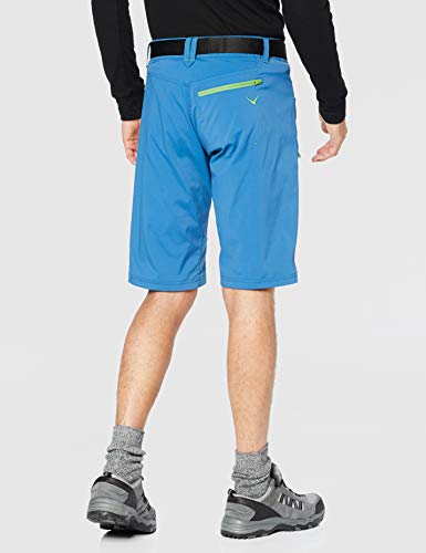 Black Crevice - Pantalones Cortos de Trekking para Hombre, Azul, XL