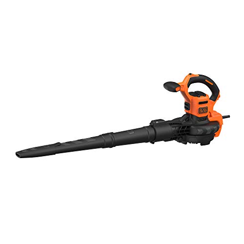 BLACK+DECKER BEBLV300-QS - Soplador, aspirador y triturador de hojas 3.000W, velocidad variable de 230-418 Km/h