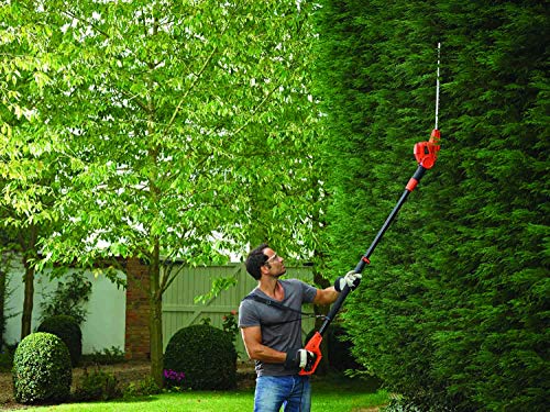 BLACK+DECKER PH5551-QS - Cortasetos de pértiga de 550W, 51 cm, 19 mm