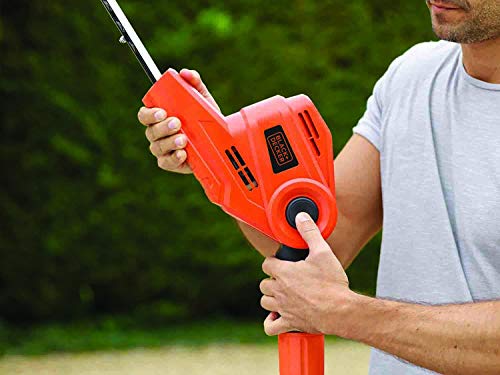 BLACK+DECKER PH5551-QS - Cortasetos de pértiga de 550W, 51 cm, 19 mm