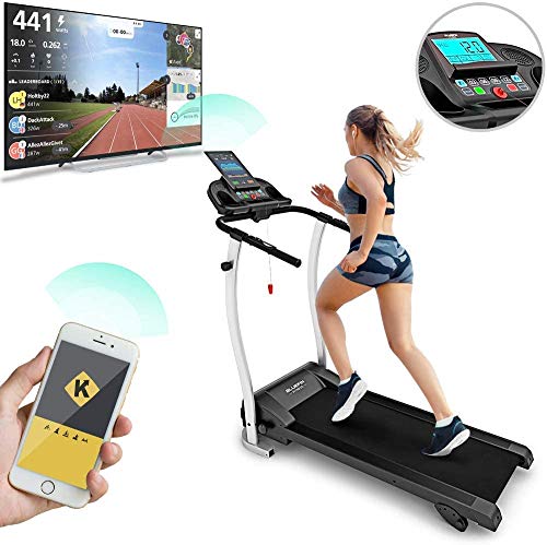 Bluefin Fitness Kick 2.0 Innovadora Cinta de Correr Plegable de Alta Velocidad, Unisex Adulto, Negro, High-Speed Folding Treadmill