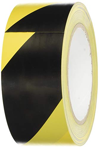 Bonus Eurotech 1bl23.71.0050/033 a # PVC suelo Marcar banda, pegamento a base de caucho, suave, longitud 33 m x 50 mm de ancho x grosor 0,17 mm, amarillo/negro