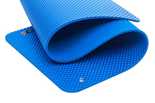 Bootymats - Colchoneta Fitness Multifunción para Todo Tipo de Entrenamiento: Fitness, Pilates, Abdominales, Estiramientos. Medidas: 160 x 60 cm. Grosor: 9 mm. Gris