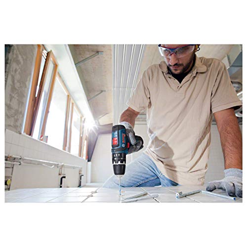 Bosch Professional GSB 12V-15 - Taladro percutor a batería (12V, sin batería, en L-BOXX)