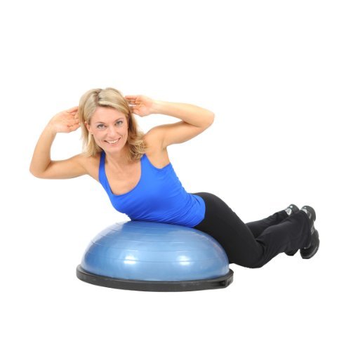 Bosu ORIGINAL PRO - Accesorio para entrenar el equilibrio, color azul, diametro 65 cm