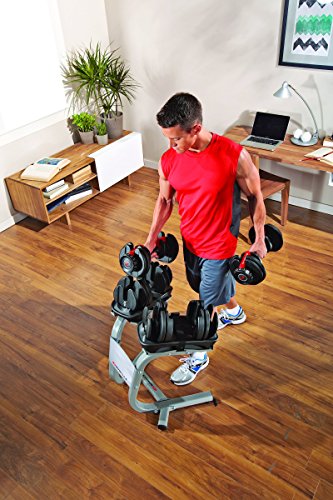 Bowflex 552i - Mancuernas ajustables de 2 kg hasta 24 kg, negro