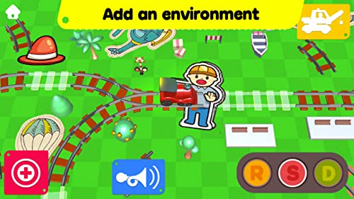 Build a Toy Railways - game for kid