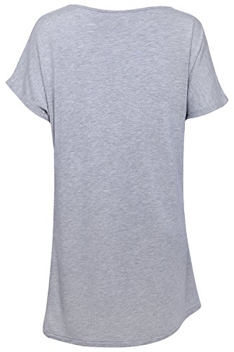 Camiseta Holgada para Mujeres para Deporte Yoga Gimnasio Entrenamientos de Ethical Activewear Designer Sundried® Relajante Cómoda Holgada Extra Suave de Sundried® (Large)