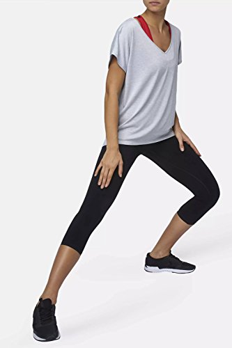 Camiseta Holgada para Mujeres para Deporte Yoga Gimnasio Entrenamientos de Ethical Activewear Designer Sundried® Relajante Cómoda Holgada Extra Suave de Sundried® (Medium)