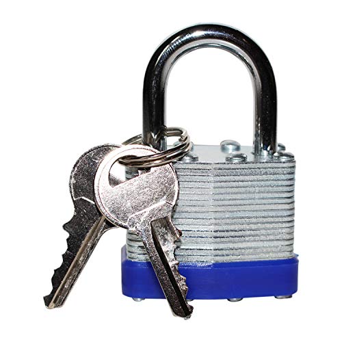 Candado (Pack de 12) - 40mm Alta Seguridad Candado (6cm x 4cm x 1,5cm) - 2 x Llaves para cada cerradura - Perfecto para Exterior, Hogar, Garaje, Gimnasio, Armario, Obturador, Valla y Bicicleta