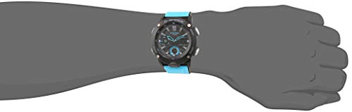 Casio G-SHOCK Reloj Analógico-Digital, Carbonífero, 20 BAR, Azul/Negro, para Hombre, GA-2000-1A2ER