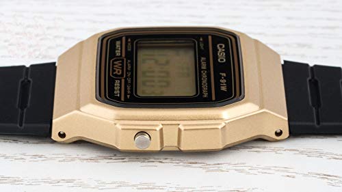 Casio Reloj Digital para Unisex de Cuarzo con Correa en Resina F-91WM-9AEF