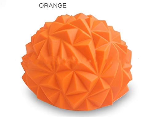 CDBXA Balance Pods Yoga Estabilidad Entrenamiento Balance Ball Fitness Hemisferio Ejercicio de Equilibrio Promueve la coordinación y el Equilibrio- Conjunto de 2 (Naranja)