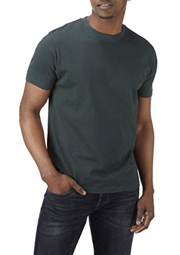 Charles Wilson Paquete 5 Camisetas Cuello Redondo Lisas (Medium, Dark Essentials)