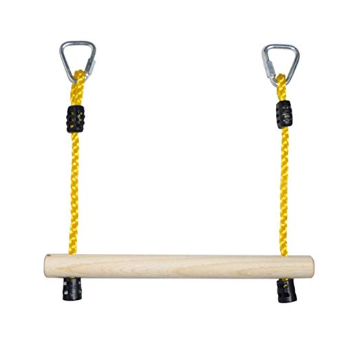 Chen0-super Jungle Gyms Barras de Mono Ninja para niños, Trapecio Barras de oscilación Accesorios de obstáculos Flojos Escalada Slacklines Equipo de Entrenamiento Kit de Curso de Entrenamiento niños