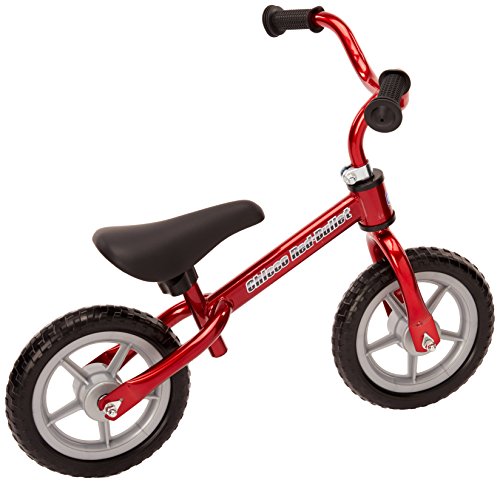 Chicco First Bike - Bicicleta sin pedales con sillín regulable, color rojo, 2-5 años