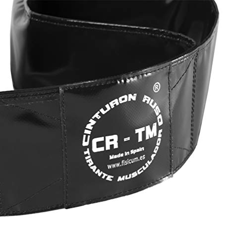 Cinturon Ruso CR-TM Tirante Musculador Professional (Negro)