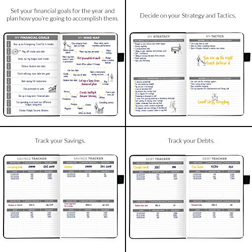 Clever Fox Budget Planner - Expense Tracker Notebook. Monthly Budgeting Journal, Finance Planner & Accounts Book to Take Control of Your Money. Undated - Start Anytime (Negra, A5 (14.25 X 21 cm))