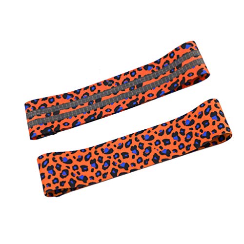 CLISPEED Bandas de Cadera Ejercicio Resistencia Fuerza Cinturón Látex para Glúteos Piernas Trasero Botín Entrenamientos Bucle Mujeres Yoga Pilates Gimnasio Deporte Bandas Naranja M