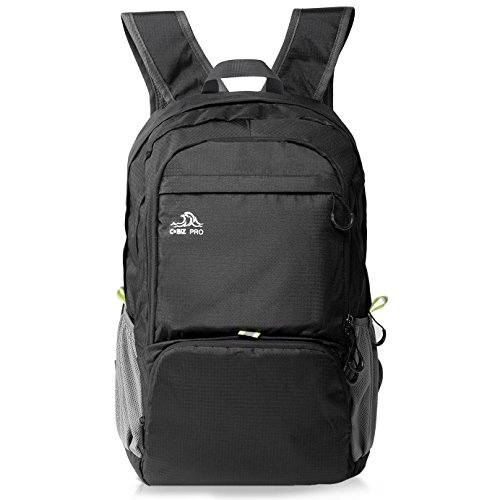 Cobiz 30L Mochila Portatil, Mochilas Hombre Deportivas Ligero Mochila Deporte Impermeable para Viajes al Aire Libre Mochila Unisex (A-Negro)