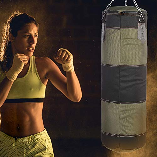 Conjuntos de Sacos de Arena, Boxeo de Entrenamiento Vacío, Boxeo Gancho Patada Lucha Karate Punch Saco de Arena (1.2m-Verde)