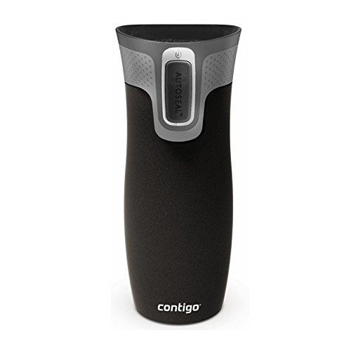 Contigo - West Loop Vaso Térmico, color negro mate, 470 ml