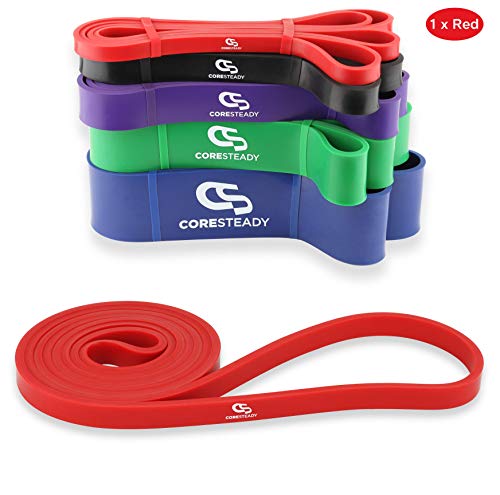 Coresteady Banda de Resistencia Banda para dominadas | Banda de Entrenamiento para Crossfit - Powerlifting - Yoga – Ejercicios de Estiramientos (Una Unidad por Venta) para Hombres y Mujeres