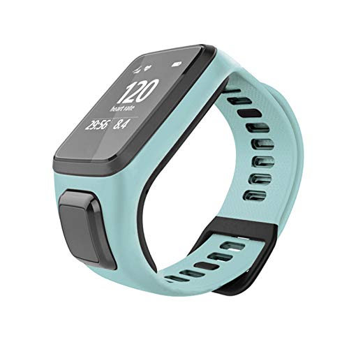 Correa de Silicona de Repuesto para Reloj Inteligente LICHIFIT para Tomtom Runner 3/2 Spark 3 Cardio + Música